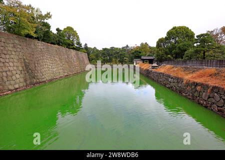 Nijo Castle mit Gärten, ein Zuhause für den Shogun Ieyasu in Nijojocho, Nakagyo Ward, Kyoto, Japan Stockfoto