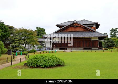 Nijo Castle mit Gärten, ein Zuhause für den Shogun Ieyasu in Nijojocho, Nakagyo Ward, Kyoto, Japan Stockfoto