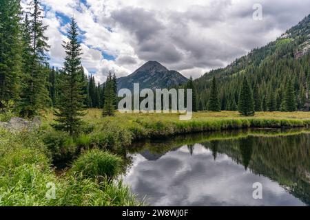 Der Mittelberg in der Holy Cross Wilderness, Colorado Stockfoto