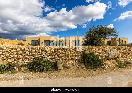 Urlaub auf der Tuta Farm in Kerċem, Gozo, Malta Stockfoto