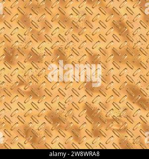 Diamantplatte - Metallic Stockfoto