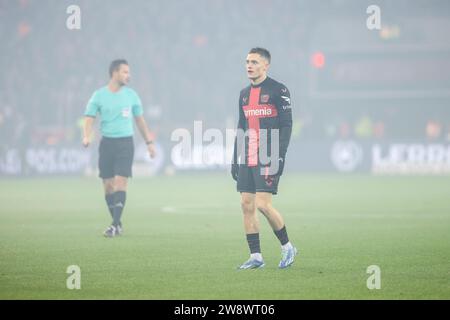 Leverkusen, BayArena, 20.12.23: Florian Wirtz (Leverkusen) im Portrait beim 1.Bundesliga Spiel Bayer 04 Leverkusen vs. VFL Bochum. Stockfoto