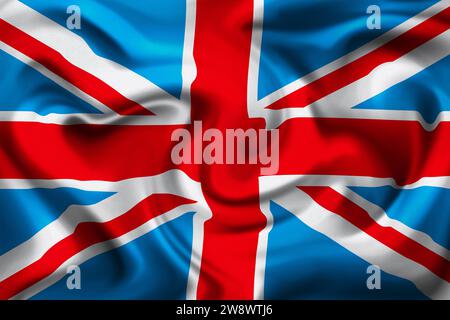 Großbritannien-Flagge Stockfoto