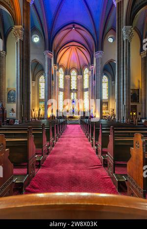 Das Innere der St. Anthony of Padua Church, die größte römisch-katholische Kirche in Istanbul, befindet sich in der Istiklal Street, Istanbul, Türkei Stockfoto