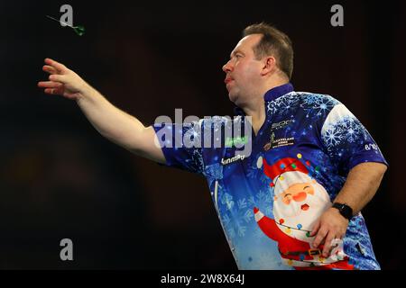 Alexandra Palace, London, Großbritannien. Dezember 2023. 2023/24 PDC Paddy Power World Dart Championships Tag 8 Nachmittagssitzung; Credit: Action Plus Sports/Alamy Live News Stockfoto