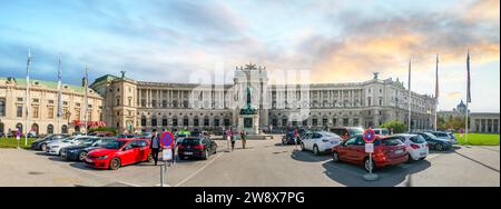 Wien, Österreich. Museumskomplex neue Burg Teil der Hofburg im Zentrum von Wien Stockfoto