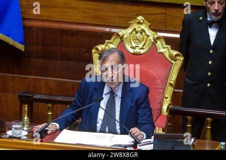 Italien, Rom, 22. Dezember 2023 Giancarlo