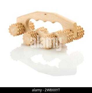 Individuelle Massagegeräte aus Holz Stockfoto