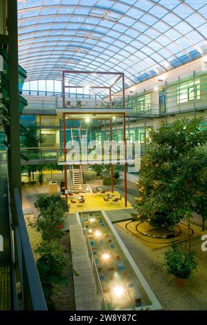 Wintergarten am Max-Planck-Institut für chemische Physik der Feststoffe in Dresden Stockfoto