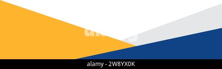 Geometrische blaue gelbe Hintergrundvektorillustration. Geometrischer Hintergrundvektor Stock Vektor