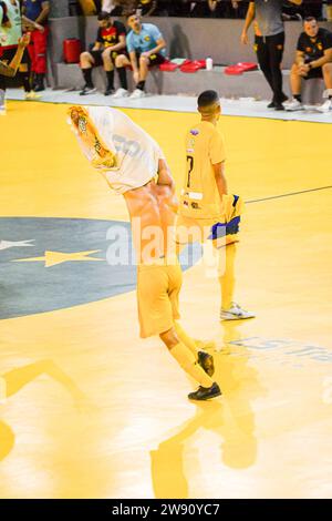 Recife, Brasilien. Dezember 2023. Gebote von Game Sport x Tamandaré, gültig für das Futsal-Finale für Erwachsene in Pernambuco. Quelle: Thiago Lemos/FotoArena/Alamy Live News Stockfoto