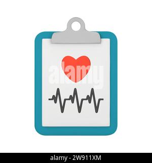 Medizinische Form, medizinischer Bericht, Gesundheitsdaten, Zwischenablage und macht Notizen darauf, Zwischenablage mit Stethoskop, Antragsformular, Krankenversicherung, medizinische Hi Stock Vektor