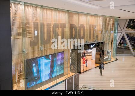 Nike Store im Changi Aiport, Singapur Stockfoto