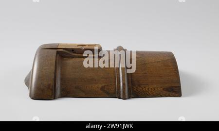 Dummy Breech Einer 36-Pounder-Kanone, Rijkswerf Vlissingen, ca. 1820 Modell des Kulas einer Kanone von 36 Pfund. Die Feuersteinverriegelung, die bei diesem Modell vorhanden war, fehlt. Spülen von Holz (Pflanzenmaterial) Stockfoto