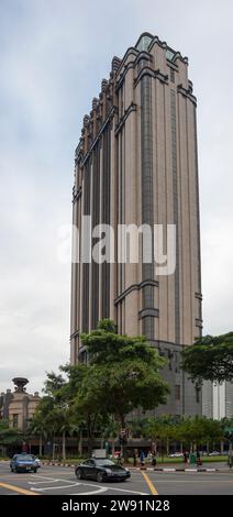 Bugis, Singapur - 03. September 2018: ParkView Square ist ein Bürogebäude im Downtown Core Planning Area, Central Region, Singapur. It Stockfoto