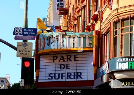 Los Angeles, Kalifornien: DAS STATE Theatre, das historische Theater am 703 S. Broadway im historischen Broadway Theater District in der Innenstadt von Los Angeles Stockfoto