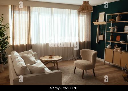 Möbel in einem modernen Wohnzimmer zu Hause Stockfoto
