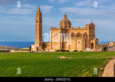 Bażilika Tal-Madonna Ta' Pinu Mill Gharb, Gozo, Malta Stockfoto