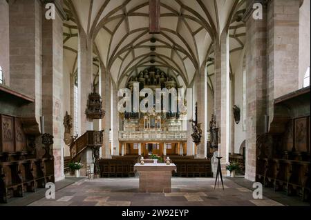 Merseburger Dom St. Johannes der Täufer und St. Laurence Stockfoto