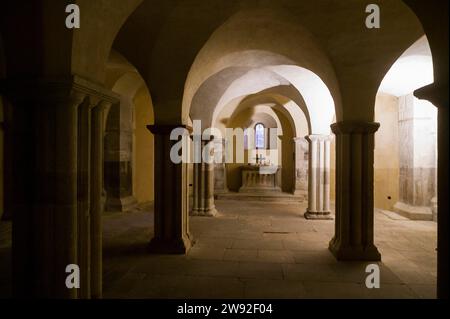 Merseburger Kathedrale St. Johannes der Täufer und Laurentius-Krypta Stockfoto