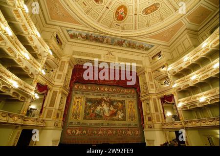 Semperoper Auditorium Stockfoto