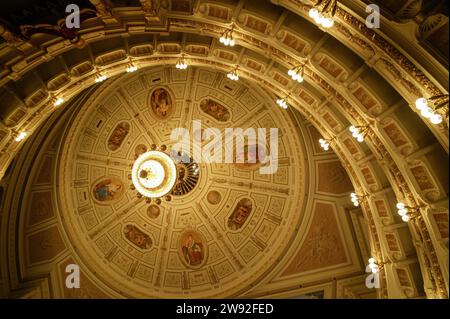 Semperoper Auditorium Stockfoto