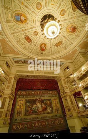 Semperoper Auditorium Stockfoto