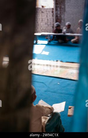 Madrasa oder Schule für arme Muslime in Mumbai. Stockfoto