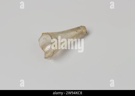 Gerader Stahl aus Glas vom Wrack der Ostindianer Hollandia, Anonym, 1700 - in oder vor 1743 Trinkglas Glas, Stängelglas, Stängelglas, Stängelglas, Schäfte, glatt; Fragment, ID NG 1980-27H798. Niederlande Glas an zweiter Stelle Stockfoto