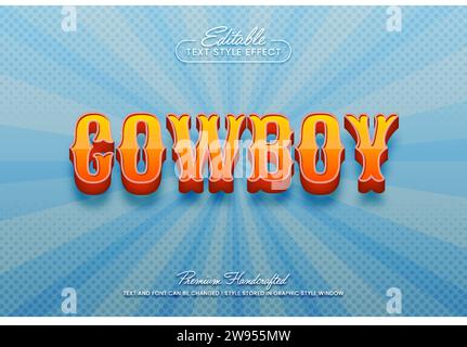 Retro-Effekt im Retro-Stil mit 3D-Vektortext auf verlaufendem Hintergrund, geeignet für die Erstellung von auffälligen Textgrafiken für digitale Medien Stock Vektor