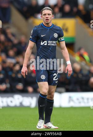 Wolverhampton, Großbritannien. Dezember 2023. Conor Gallagher aus Chelsea, während des Premier League-Spiels Wolverhampton Wanderers gegen Chelsea in Molineux, Wolverhampton, Großbritannien, 24. Dezember 2023 (Foto: Gareth Evans/News Images) Credit: News Images LTD/Alamy Live News Stockfoto