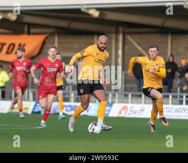 Boston United Vs Alfreton Town Vanarama National League North 23.12.2023 Jakemans Community Stadium, Boston, Lincolnshire, England Stockfoto