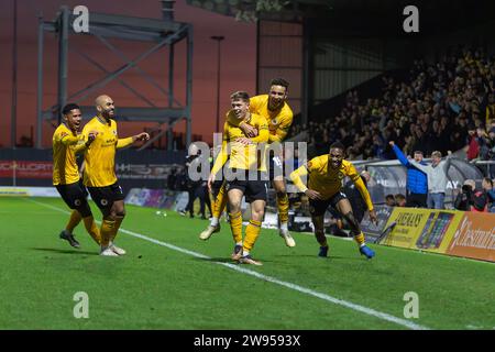 Boston United Vs Alfreton Town Vanarama National League North 23.12.2023 Jakemans Community Stadium, Boston, Lincolnshire, England Stockfoto