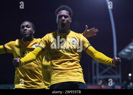 Boston United Vs Alfreton Town Vanarama National League North 23.12.2023 Jakemans Community Stadium, Boston, Lincolnshire, England Stockfoto