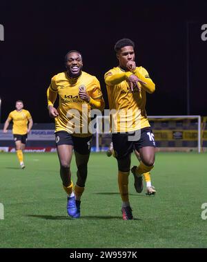 Boston United Vs Alfreton Town Vanarama National League North 23.12.2023 Jakemans Community Stadium, Boston, Lincolnshire, England Stockfoto