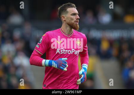 Wolverhampton, Großbritannien. Dezember 2023. José Sá von Wolverhampton Wanderers während des Premier League Spiels Wolverhampton Wanderers gegen Chelsea in Molineux, Wolverhampton, Großbritannien, 24. Dezember 2023 (Foto: Gareth Evans/News Images) Credit: News Images LTD/Alamy Live News Stockfoto