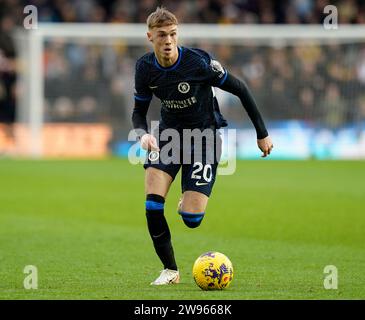 Wolverhampton, Großbritannien. Dezember 2023. Cole Palmer aus Chelsea während des Premier League-Spiels in Molineux, Wolverhampton. Der Bildnachweis sollte lauten: Andrew Yates/Sportimage Credit: Sportimage Ltd/Alamy Live News Stockfoto