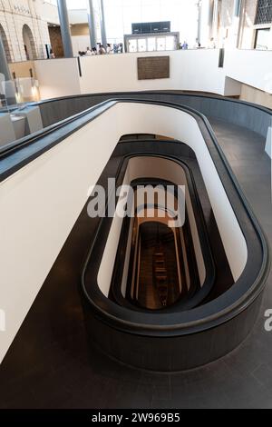 Wendeltreppe in den Vatikanischen Museen, Vatikanstadt, Rom, Italien Stockfoto