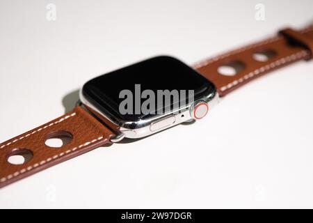 HCMC, VN - Dez. 2023. Apple Watch Series Smartwatch Stockfoto