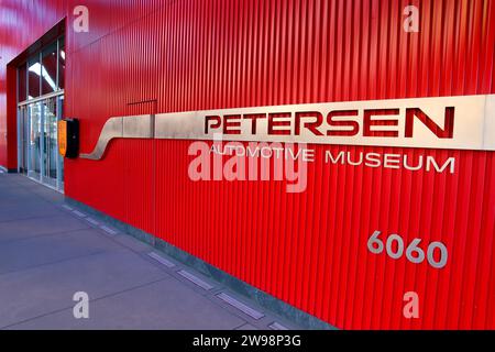 Los Angeles, Kalifornien: Petersen Automotive Museum, 6060 Wilshire Boulevard, Los Angeles Stockfoto