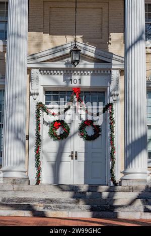 Haupteingang zur McMurran Hall, Shepherds University, West Virginia USA Stockfoto