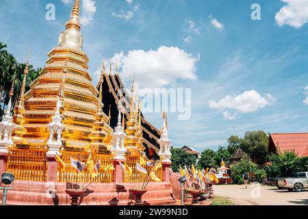 Altstadt Wat Phan Tao Tempel in Chiang Mai, Thailand Stockfoto