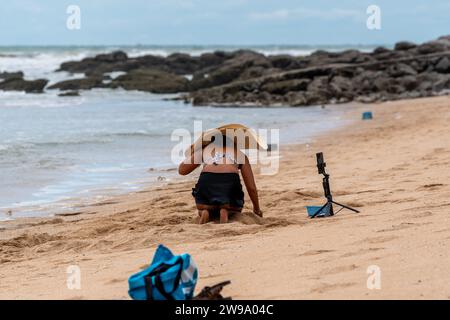 Strände und Aktivitäten auf dem Meer in Thailand, Stockfoto