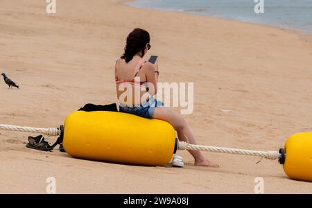 Strände und Aktivitäten auf dem Meer in Thailand, Stockfoto