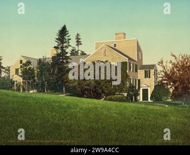 Wentworth–Coolidge Mansion, Portsmouth, Rockingham County, New Hampshire 1901. Stockfoto