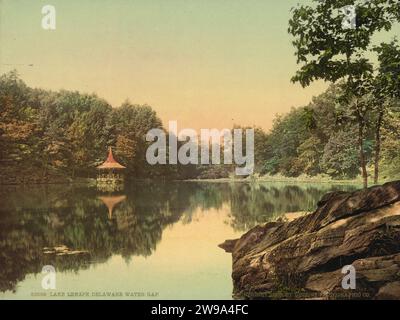 Lake Lenape, Delaware Water Gap, New Jersey 1900. Stockfoto