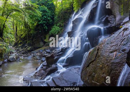 Kanto Lampo Wasserfall in Bali, Indonesien Stockfoto