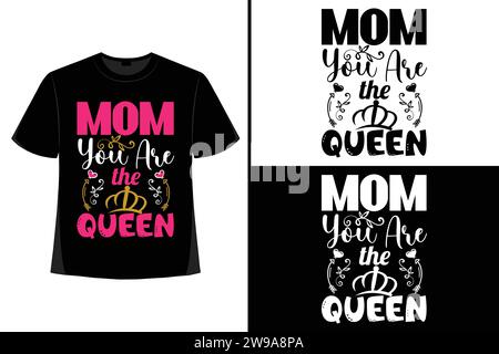 Mutter, Typografie, Vektor, Muttertagshemd, Muttertagshemd, Muttertagshemd, Muttertag-T-Shirt-Design, stolze Mutter, Hemden für Mütter, T-Shirt-Design Stock Vektor