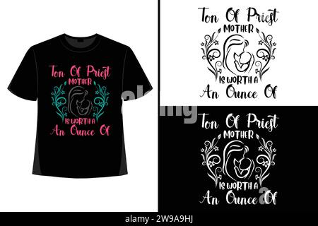 Mutter, Typografie, Vektor, Muttertagshemd, Muttertagshemd, Muttertagshemd, Muttertag-T-Shirt-Design, stolze Mutter, Hemden für Mütter, T-Shirt-Design Stock Vektor