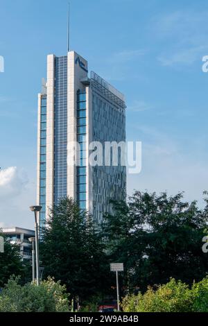 Mailand, Italien, 31. Juli 2023. Moderner Wolkenkratzer, Garibaldi Tower Stockfoto